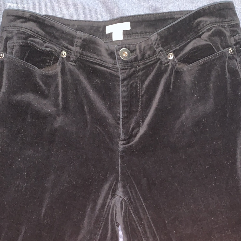 J. Jill vintage Velvet stretch jeans size 8 - Picture 5 of 11